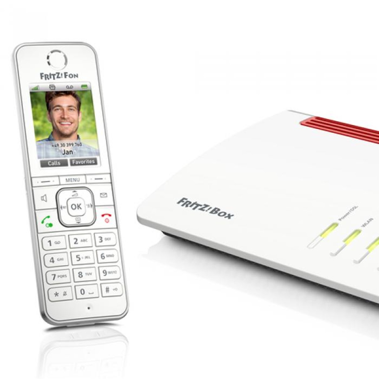 Telefono inalambrico dect digital fritz! c6 - Imagen 2