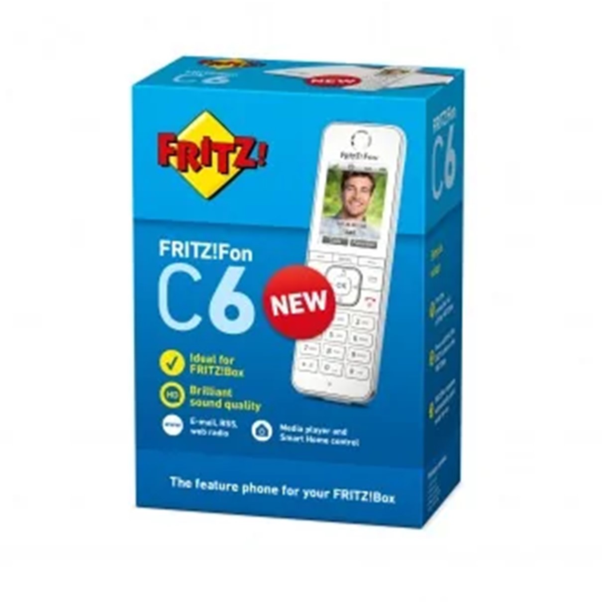 Telefono inalambrico dect digital fritz! c6 - Imagen 3