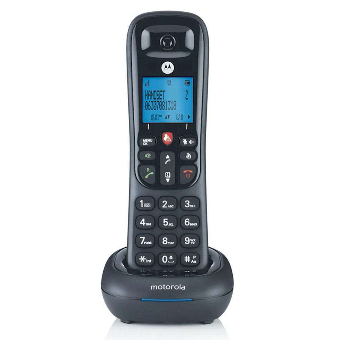 Telefono motorola cd4001 wireless inalambrico negro - Imagen 2