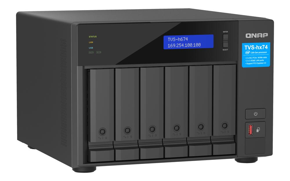 Servidor nas qnap tvs - h674 - i3 - 16g 6 bahias - Imagen 4