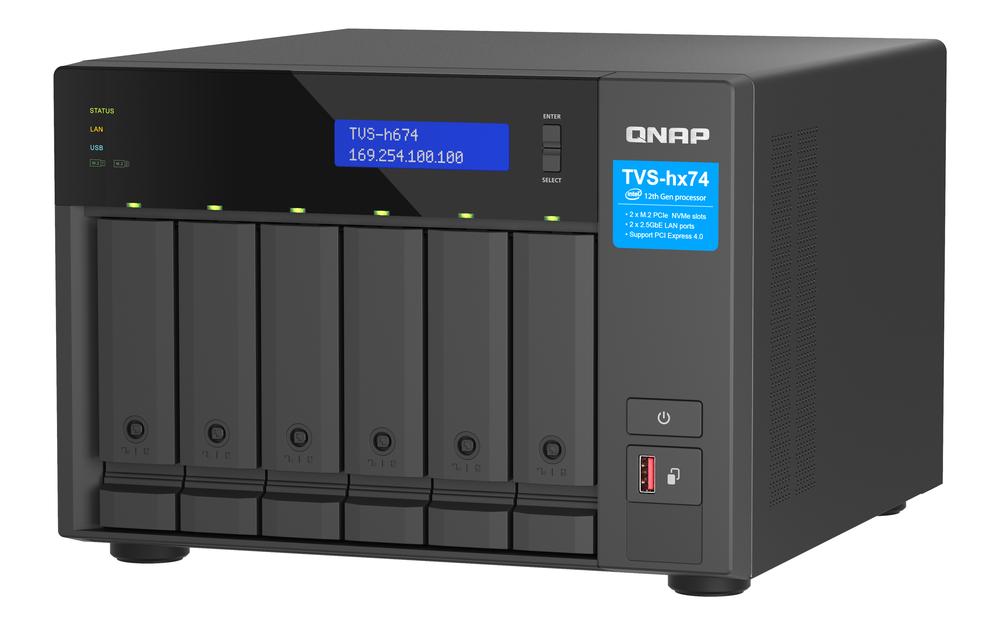 Servidor nas qnap tvs - h674 - i3 - 16g 6 bahias - Imagen 6