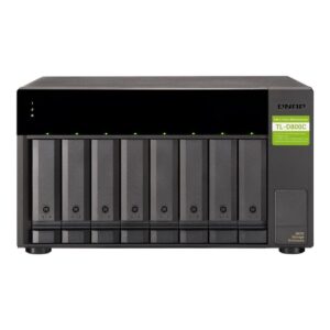 Servidor nas qnap tl - d800c 8 bahias