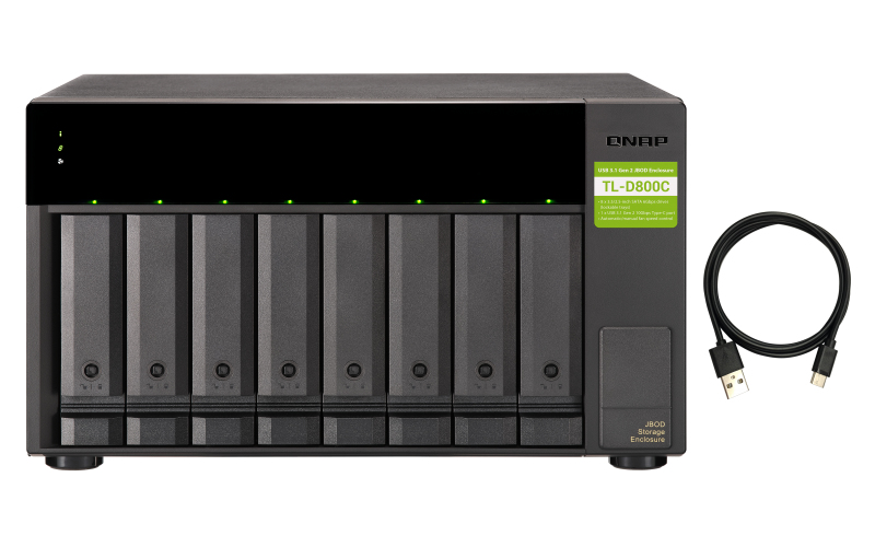 Servidor nas qnap tl - d800c 8 bahias - Imagen 2