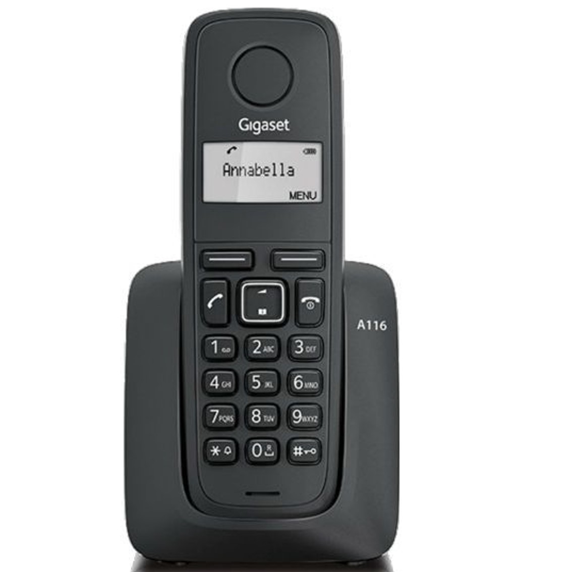 Telefono fijo inalambrico gigaset a116 negro - Imagen 2