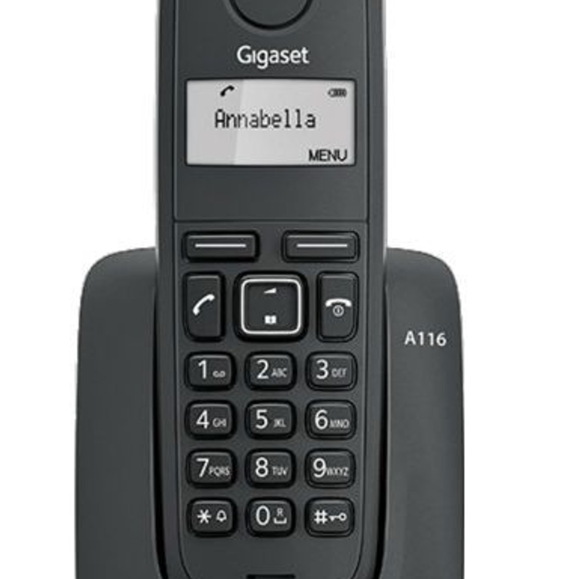 Telefono fijo inalambrico gigaset a116 negro - Imagen 3