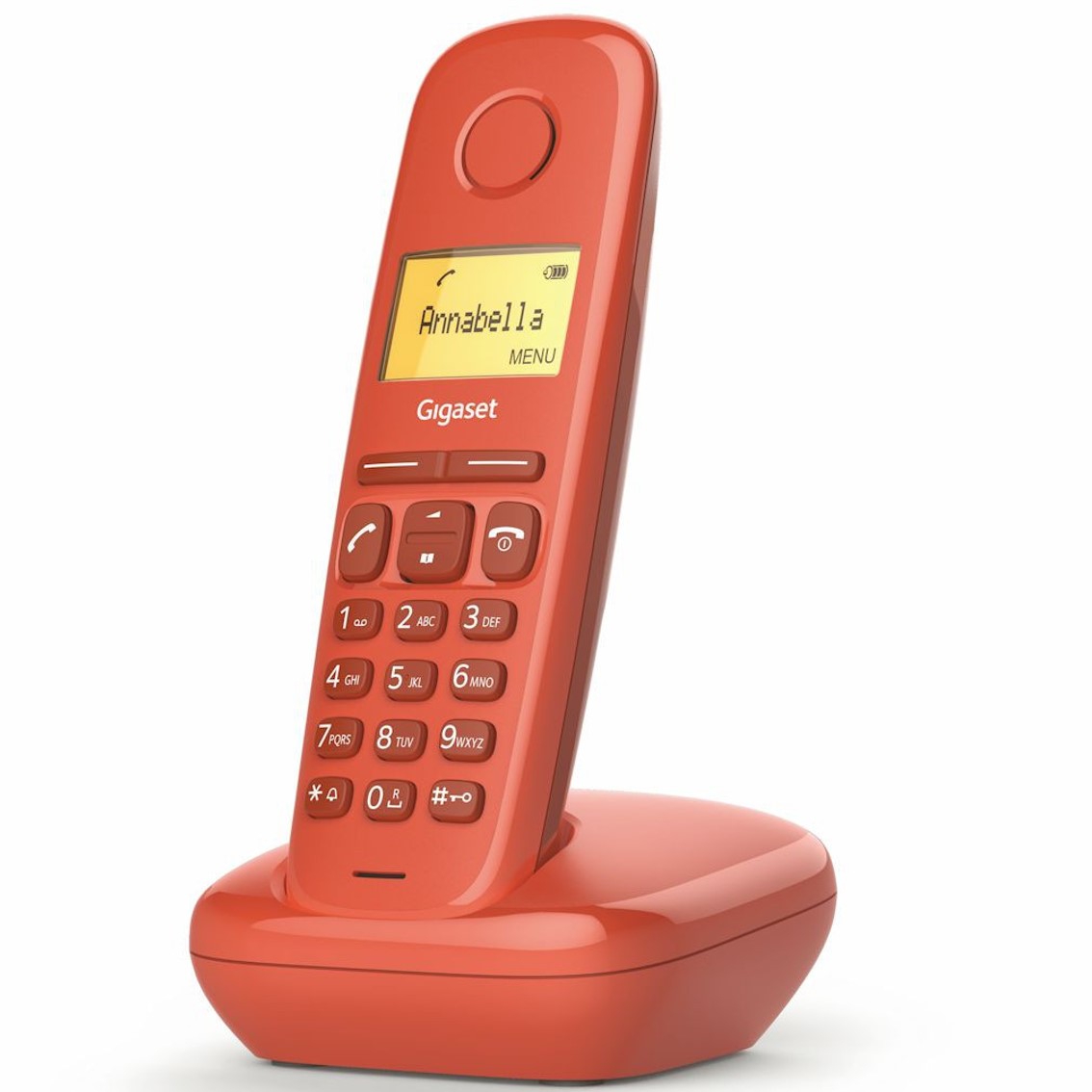 Telefono fijo inalambrico gigaset a170 rojo - Imagen 2