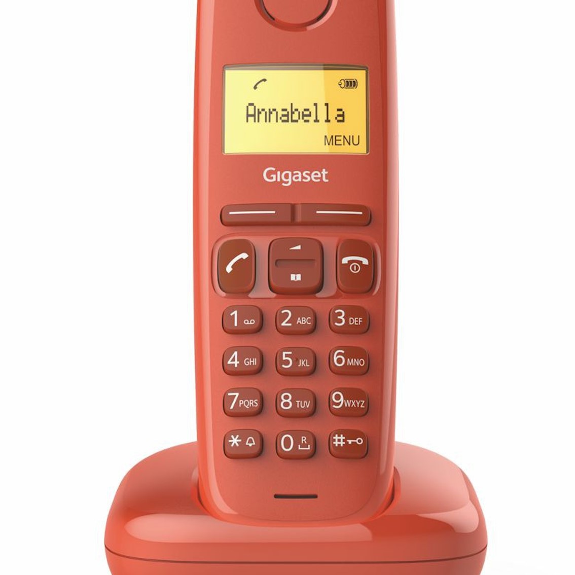 Telefono fijo inalambrico gigaset a170 rojo - Imagen 3