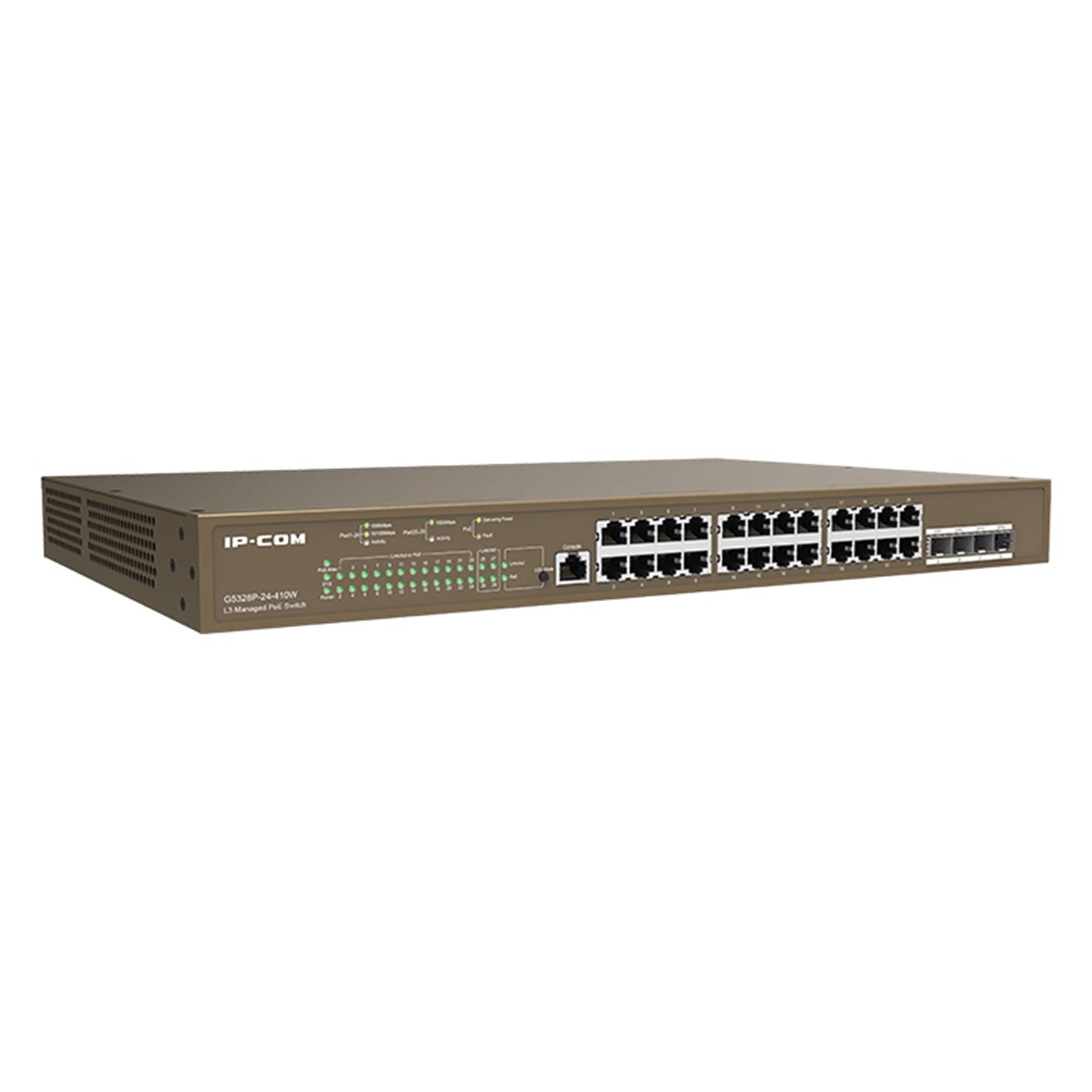 Switch ip - com g5328p - 24 - 410w 24 puertos poe - Imagen 2