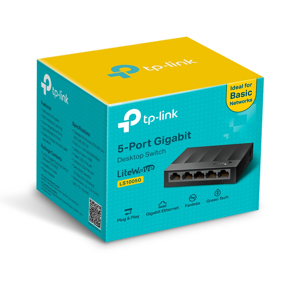 Switch 5 puertos tp - link ls1005g 10 - Imagen 3