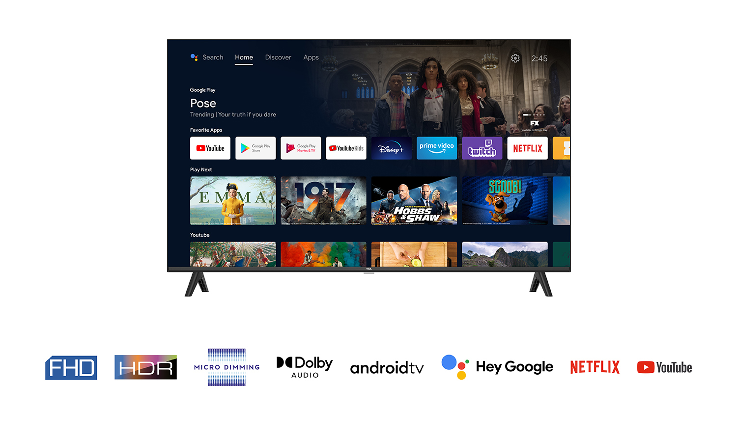 Tv tcl 40 pulgadas led fhd 40s5400a - Imagen 6