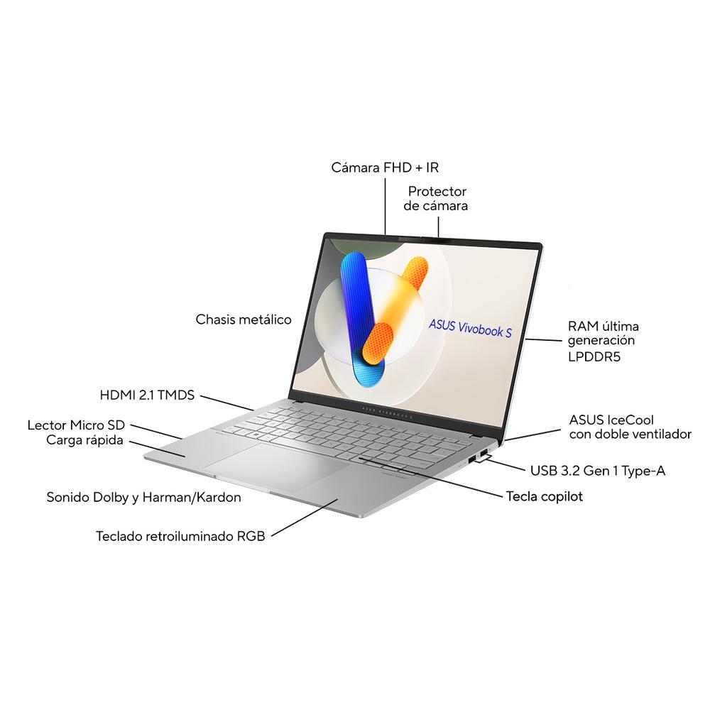 Asus vivobook oled m5406na - qd082w amd ryzen - Imagen 5