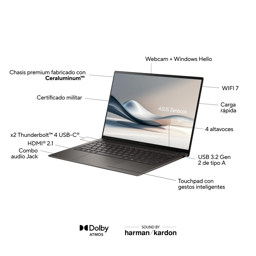 Asus zenbook ux5406sa - pz334w intel core ultra - Imagen 2