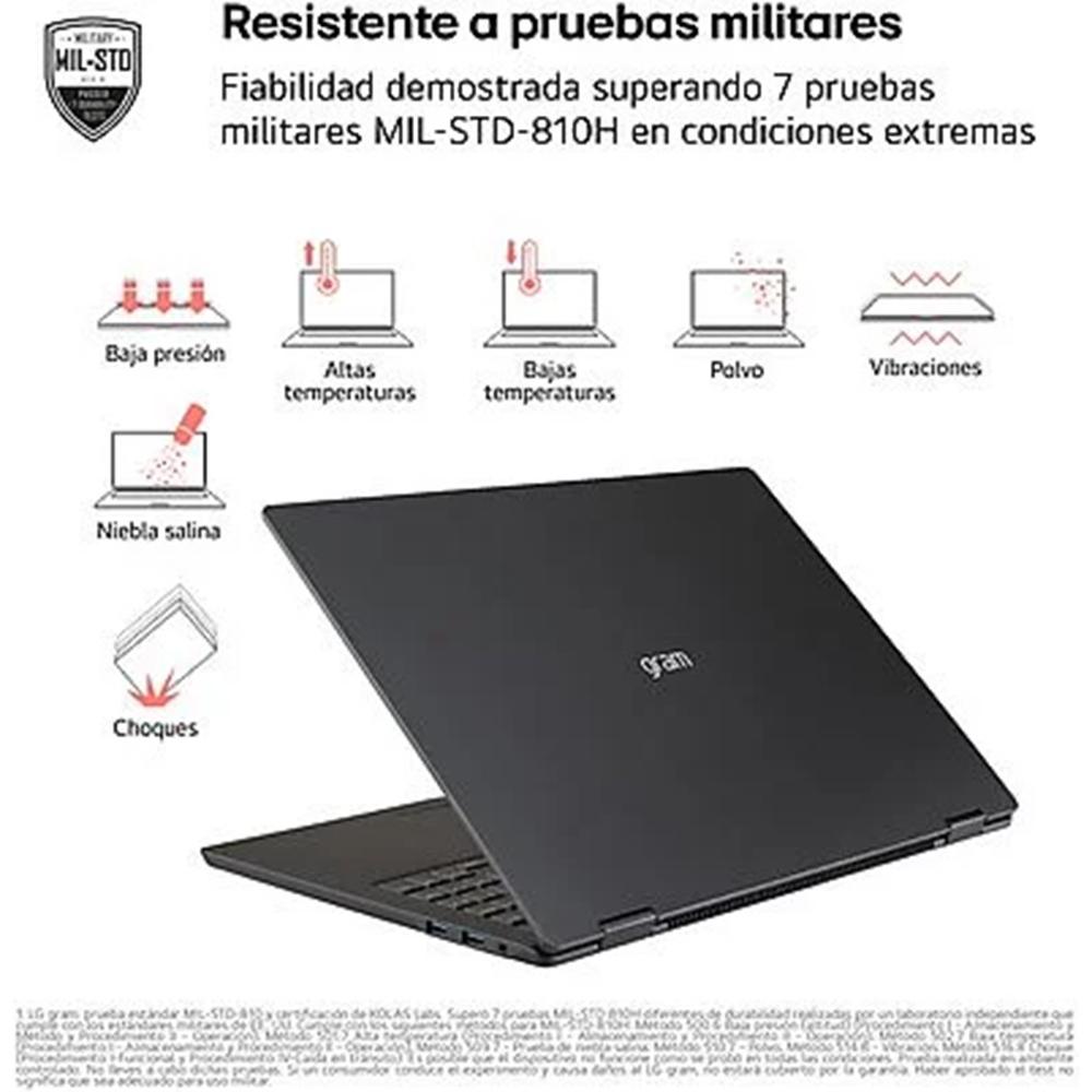 Portatil lg 15z80t - g rai5 - 340 16gb ssd - Imagen 4