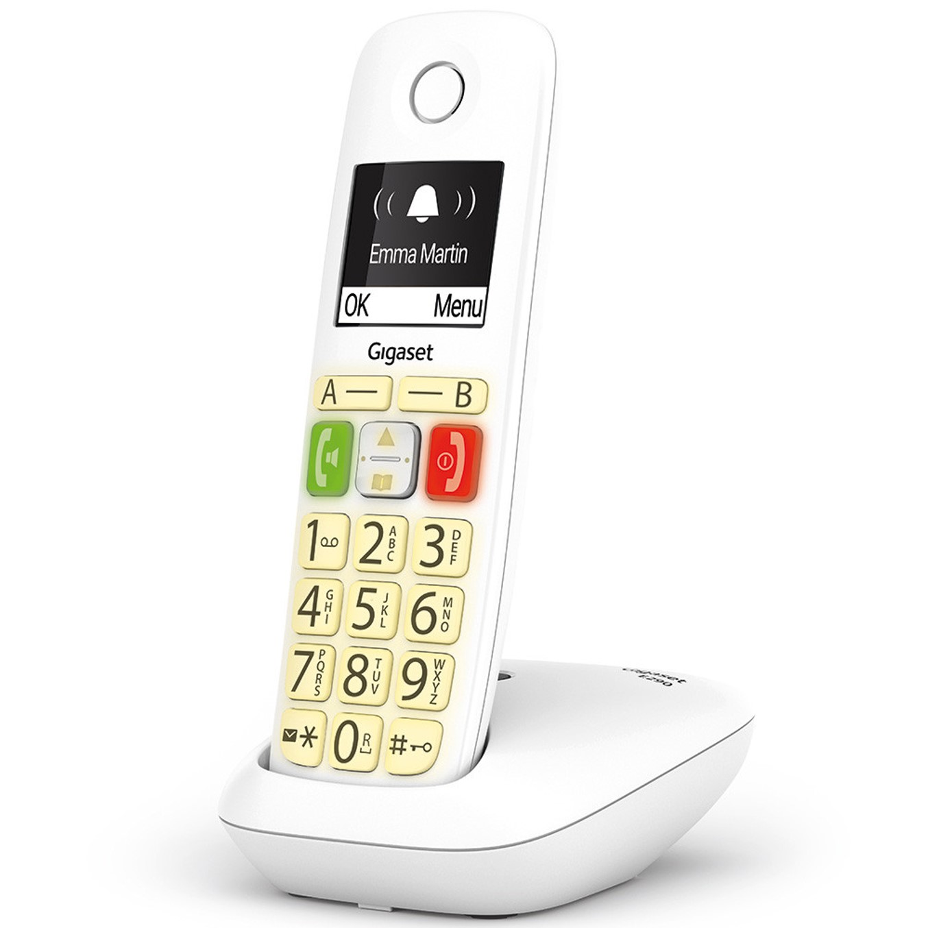 Telefono fijo inalambrico gigaset e290 blanco - Imagen 2